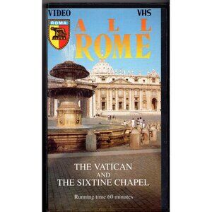 All Rome - The Vatican & The Sixtine Chapel - VHS Video 60 Minutes